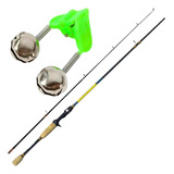 Vara Pesca Carbono Topaz Albatroz Carretilha 6 12lb 1 68 Mt