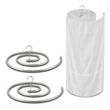 Varal Cabide Espiral Inox