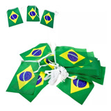Varal De Bandeirinhas Brasil Futebol Torcida Copa Do Mundo