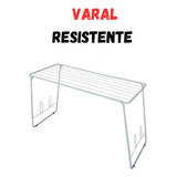 Varal De Chão Itália Branco Super Resistente