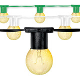 Varal De Luz Cordão Iluminação 60m C lâmpadas Transp 15w