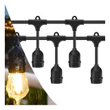 Varal De Luzes Cordao Festao 5m Lamps Cada 50cm Prova D agua