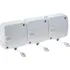 Varal De Parede Recolhivel Modular Retratil 3uni 6m Branco