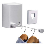 Varal De Roupas Retrátil Automático Parede Muro Recolhível