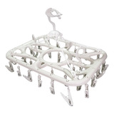 Varal Grande Multi uso Para Roupas Intimas Meias Calcinhas Cor Branco