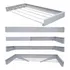 Varal Magico 7 Varetas 120cm Aluminio   Dobravel Branco