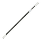 Varal Tubo Pau Extensível Multifuncional 70cm 1 20m Cor Prateado Branco Cromado Liso