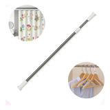 Varão Ajustável Extensível Barra Pressão Cortina 70 A 120 Cm