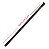 Varão Bastão Cortina Box Banheiro 140cm Até 210cm Aço Preto