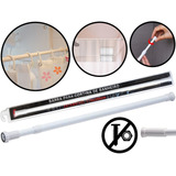Varão Extensível Ajustável Cortina Box Porta 110cm A 200cm