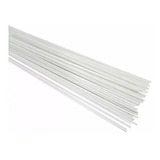 Vareta De Fibra De Vidro Branca Pipa Gaiola 80cm 10 Unidades