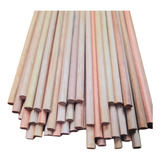 Vareta De Madeira Artesanato Eucalipto Lisa 10mm X 1m 10 Uni