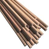 Vareta De Madeira Artesanato Eucalipto Lisa 8mm X 1m 10 Unidades