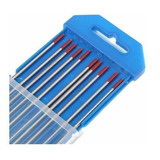 Vareta Tungstenio 2 4mm Para Solda Tig Inox Com 2 Torio