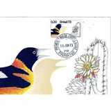 Variedade Máximo Postal Selo 782 Fauna Flora Cor Deslocada