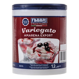 Variegato Amarena Pasta Sabor Artificial De Cereja 1 2kg Fab
