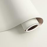 Varypaper Papel De Parede Branco Fosco De 81 Cm X 318 Cm, Papel De Contato Branco Para Armários, Mesa, Impermeável, Autoadesivo, Papel De Parede Removível Para Quarto, Banheiro, Apartamentos
