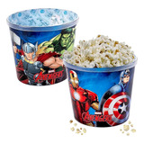 vasilha pipoca balde infantil vingadores litros