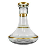 Vaso Base Narguile Hookah Aladim Jarro Vidro Grande 26 Cm