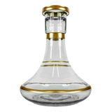 Vaso Base Narguile Hookah Aladim Jarro Vidro Grande 26 Cm