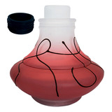 Vaso Base Para Narguile Aladim Grosso Anubis Artglass