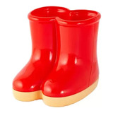 Vaso Bota Decorativo Infantil Botinha Galocha Plástico