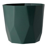 Vaso Cachepot Diamante 16x15cm Verde Militar West Garden