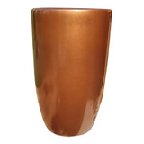 Vaso Cachepot Fibra De Vidro Estilo Vietnamita Cobre 63cm