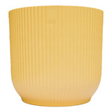 Vaso Cachepot Siena 16x14cm Amarelo Pastel West Garden