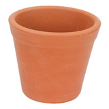 Vaso De Barro Cerâmica 12x11cm P Jardim Flores kit C 12un 
