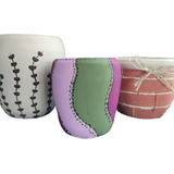 Vaso De Barro Pintado À Mão Kit
