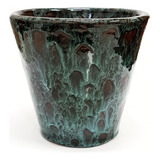 Vaso De Cerâmica Esmaltado 20x19 Ce9121g Je Full
