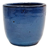 Vaso De Cerâmica Esmaltado Cachepot 13x13 E9123m Ap Full
