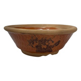 Vaso De Cerâmica Vintage Boho Para Bonsai Suculenta Cacto Cor Terracota