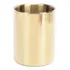 Vaso De Metal Redondo Dourado, Porta-canetas De Aço Inoxidáv