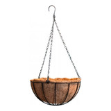 Vaso De Pendurar Fibra De Coco Vaso Cuia Pendente De Ferro