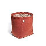 Vaso De Planta Feltro 20 Litros Cultivo Indoor King Pot Vermelho