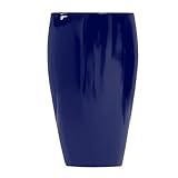 Vaso De Planta Grande 90cm Fibra De Vidro Tipo Vietnamita Azul Noturno 