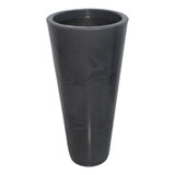Vaso De Planta Liso Brilho Com Prato Moderno Decoração Salão