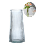 Vaso De Vidro Cilíndrico Decorativo Plantas Flores 20cm