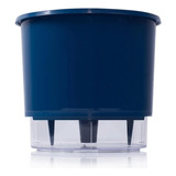 Vaso Decorativo Autoirrigável Jardins Azul Escuro Pequeno