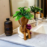 Vaso Decorativo Bob Robert Plant Banheiro Celular C Plantas