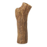 Vaso Decorativo De Poliresina Tronco 14cm 15894 Mart Cor Marrom