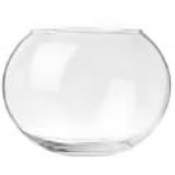 Vaso Decorativo Tipo Aquario De Vidro Vaso Redondo 4 5 L P Arranjos De Flores Velas Bombons Decoração De Festas
