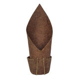 Vaso Ecológico Fibra De Coco P  Pendurar Orquídeas Em Árvore Cor Natural Orgânico