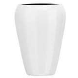 Vaso Fibra De Vidro Cachepot Decoração Tipo Vietnamita Tóquio P Branco 