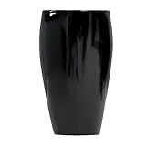 Vaso Fibra De Vidro Cachepot Vietnamita Grande 52cm Atenas P Preto 