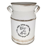 Vaso Grande Antigo Topperfun Lata De Leite Estilo Pastoral