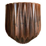 Vaso Grande Decorativo Origami Luxo 3d Plantas Jardim