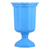 Vaso Grego Decorativo Plástico 12x19cm 2 Und 